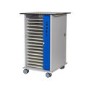 TekCharge Single Door 16 Laptops or Chromebook up to 17" Charging Trolley