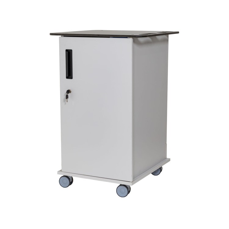TekCharge Single Door 16 Laptops or Chromebook up to 17" Charging Trolley