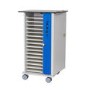TekCharge Single Door 16 Tablets up to 13" Charging Trolley