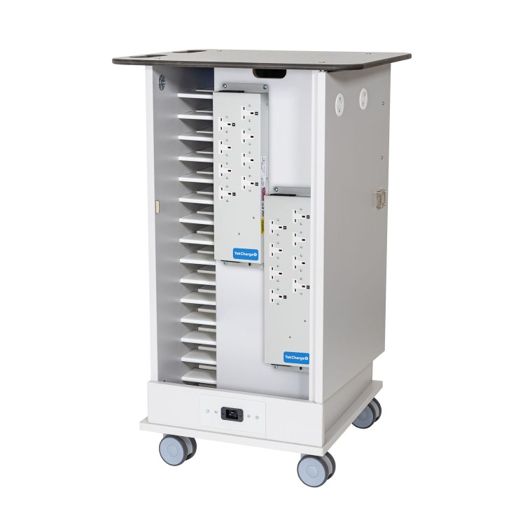 TekCharge Single Door 16 Tablets up to 13" Charging Trolley