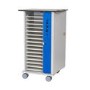 TekCharge Single Door 16 Tablets up to 13" Charging Trolley