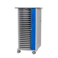 TekCharge Single Door 20 Laptops or Chromebook up to 17" Charging Trolley