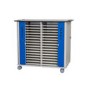 TekCharge Dual Door 32 Laptops or Chromebook up to 17" Charging Trolley
