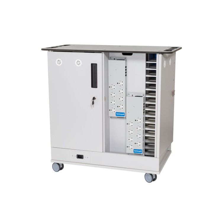 TekCharge Dual Door 32 Tablets up to 13" Charging Trolley