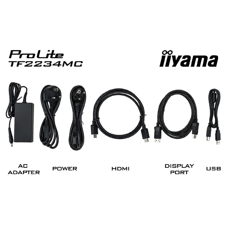 Iiyama ProLite TF2234MC-B6AGB 22" IPS Multi-Touch Touchscreen Monitor