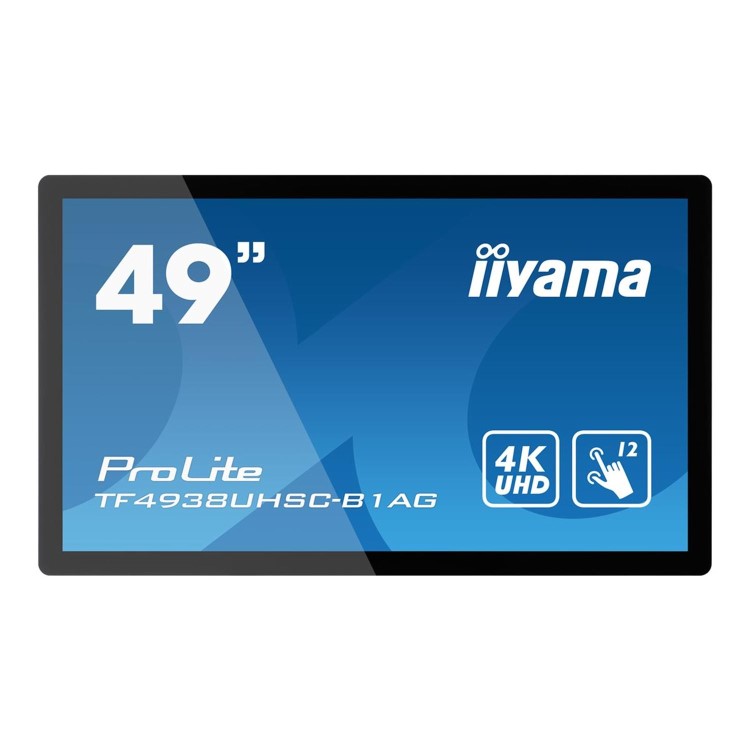 Iiyama TF4938UHSC-B1AG 49" 4K UHD 24/7 Operation Interactive Large Format Display