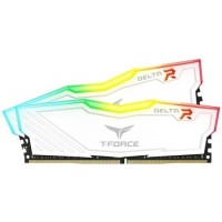 Team DELTA RGB 16GB White Heatsink with RGB LEDs 2 x 8GB DDR4 2400MHz Desktop Memory System Memory Team DELTA RGB 16GB White Heatsink with RGB LEDs 2 x 8GB DDR4 2400MHz Desktop Memory System Memory