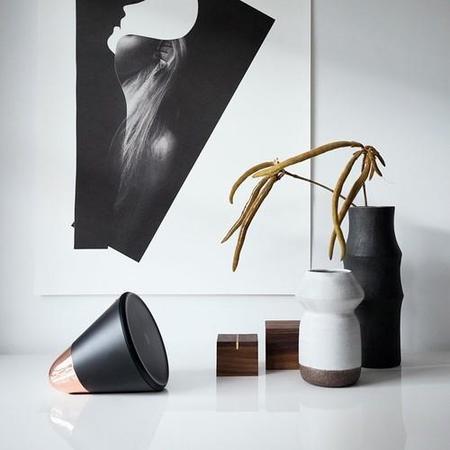 GRADE A2 - Aether Cone Wifi and Bluetooth HiFi Speaker - Black and Copper  LAST FEW REMAINING