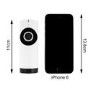 GRADE A1 - electriQ 180 degree HD 720p Indoor Wifi Camera with Two-Way Audio & Night Vision