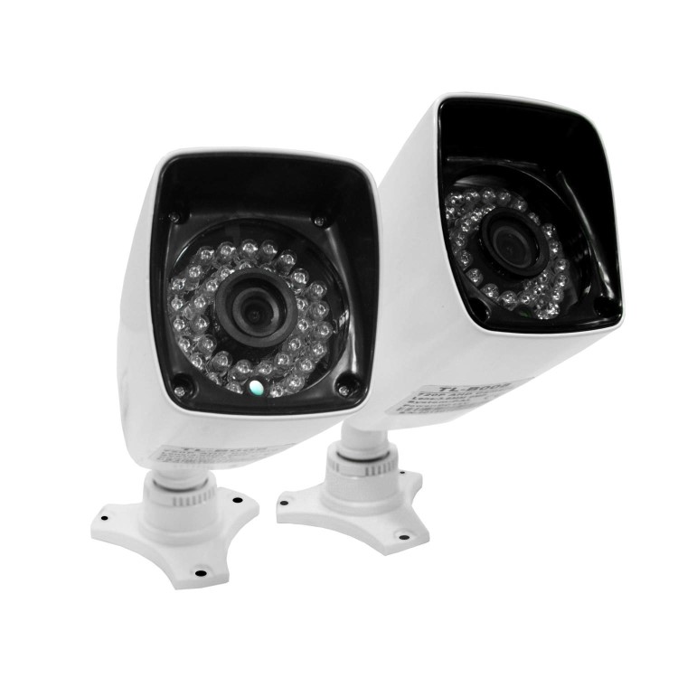 GRADE A1 - electriQ 8 Channel HD 720p Digital Video Recorder with 4 x 800TVL Bullet Cameras - Hard Drive required