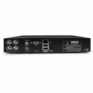 electriQ CCTV System - 4 Channel 1080p DVR with 4 x 1080p Bullet Cameras - Hard Drive Required
