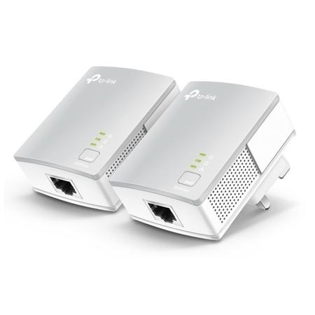 TP-Link AV500 500Mbps 1 Port Powerline Adapter - 2 Pack