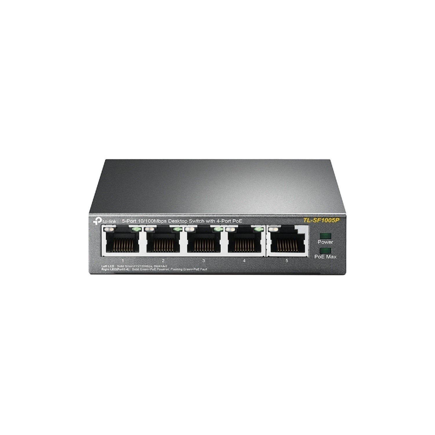 TL SF1005P 5 Port 10 100Mbps 4 Port PoE Desktop Switch
