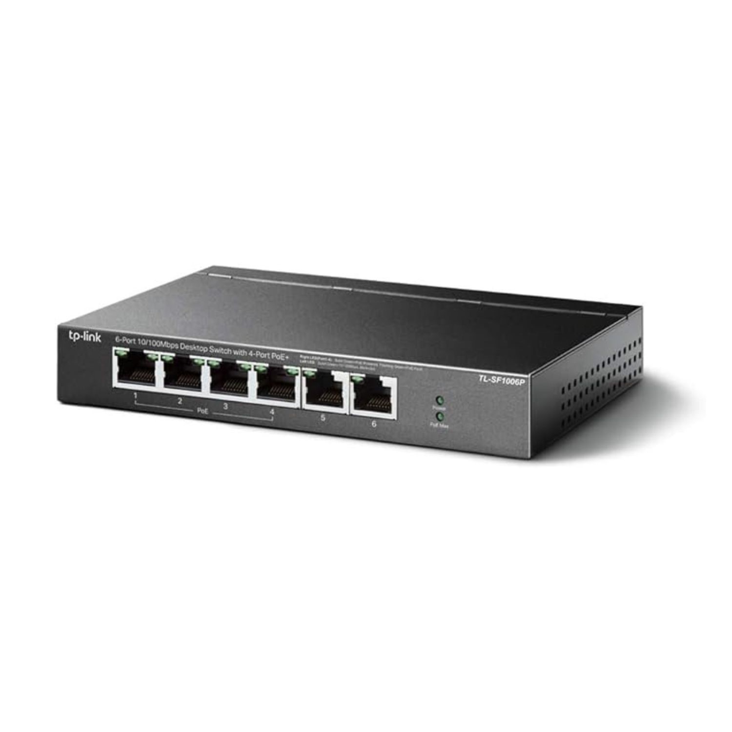 6 Port 10 100Mbps Desktop Switch 4 Port PoE+