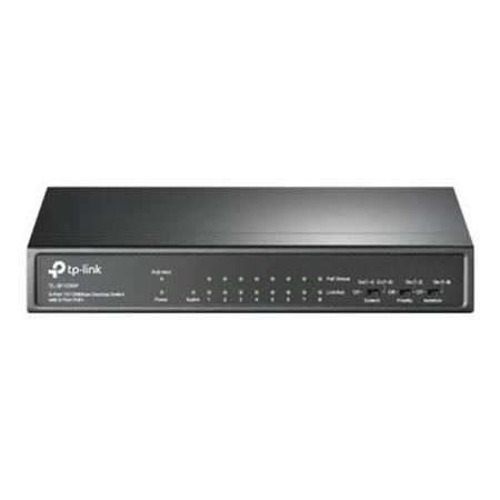 9-Port 10/100Mbps Desktop Switch with 8-Port PoE+