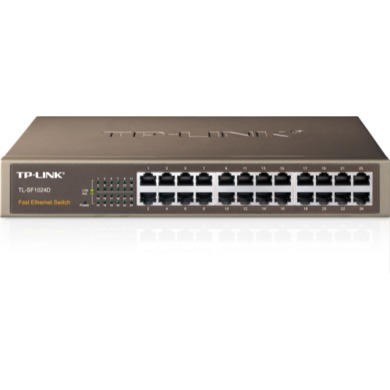 TP-Link TL-SF1024D 24-port 10/100 Rackmount Unamanged Switch