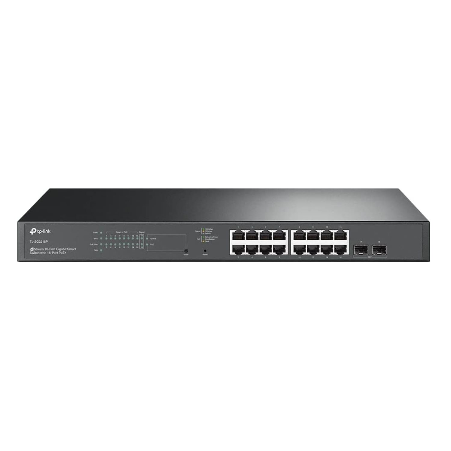 JetStream 18 Port Gigabit Smart Managed Switch 16 Port PoE+