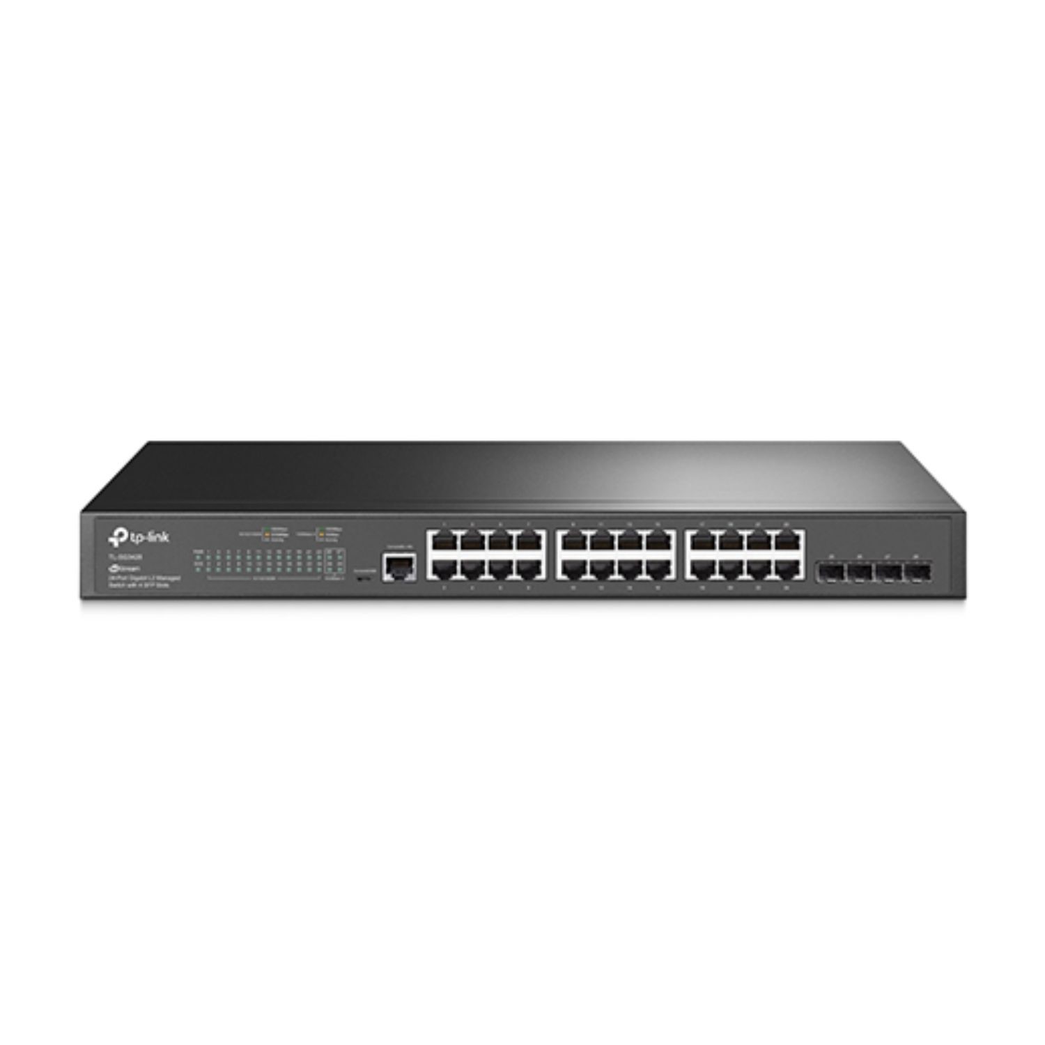 Tp-Link Jetstream 24-Port Gigabit Ethernet Non-Poe L2+ Rack-Mountable Managed Switch Black, Laptops Direct - TL-SG3428