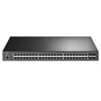 TP-Link JetStream 48-Port Gigabit Ethernet PoE L2+ Rack-mountable Managed Switch