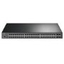 TP-Link JetStream 48-Port Gigabit Ethernet PoE L2+ Rack-mountable Managed Switch