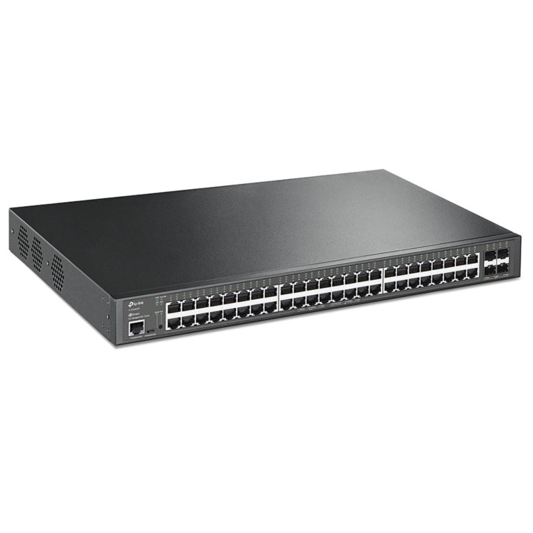 TP-Link JetStream 48-Port Gigabit Ethernet PoE L2+ Rack-mountable Managed Switch