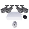 GRADE A1 - electriQ CCTV System - 4 Channel 1080p NVR with 4 x HD Bullet Cameras &amp; 2TB HDD