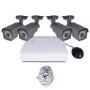 GRADE A2 - electriQ CCTV System - 4 Channel 1080p with 4 x Bullet Cameras & 2TB HDD