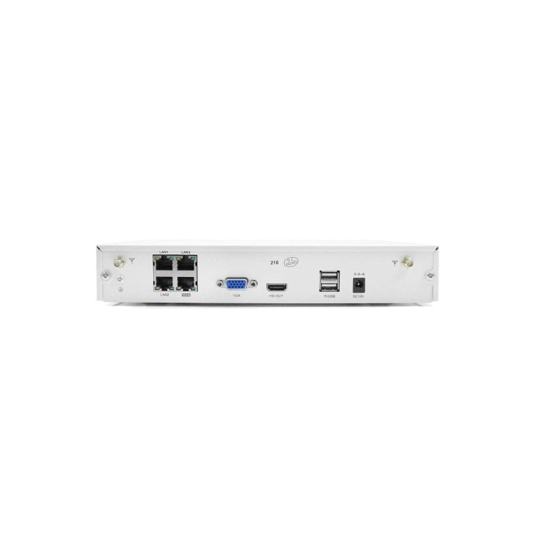 electriQ 4 Channel HD 1080p Network Video Recorder with 4 x 720p Bullet Wi-Fi Cameras - Hard Drive required