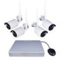 GRADE A1 - electriQ CCTV System - 4 Channel 1080p Wireless NVR with 4 x 1080p Bullet Cameras & 1TB HDD