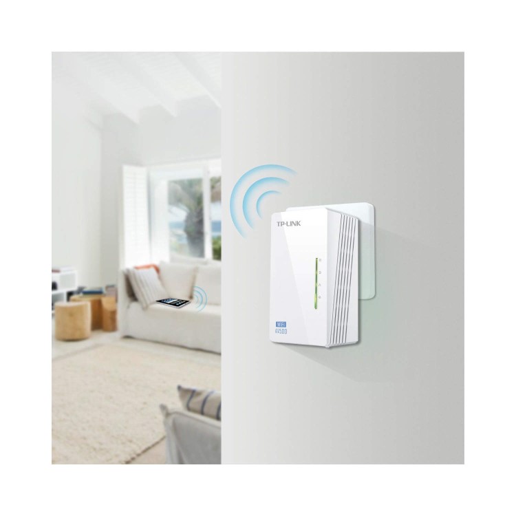 TP-Link AV500 WiFi Extender with 2 LAN ports - Powerline Homeplug
