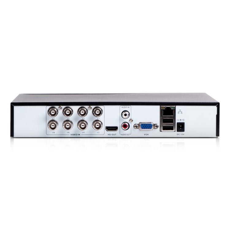 electriQ 4 Camera 4K Ultra HD DVR CCTV System with 2TB HDD