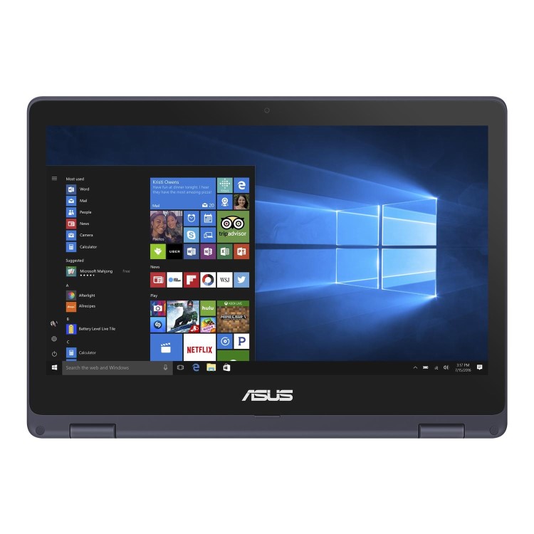 Asus Vivobook Flip 12 Intel Celeron N3350 2GB 32GB SSD 11.6 Inch Windows 10 Touchscreen Laptop