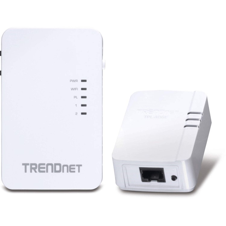 Powerline 500 Wireless Kit Inc TPL-406E Powerline + TPL-410AP Access Point UK Plug.