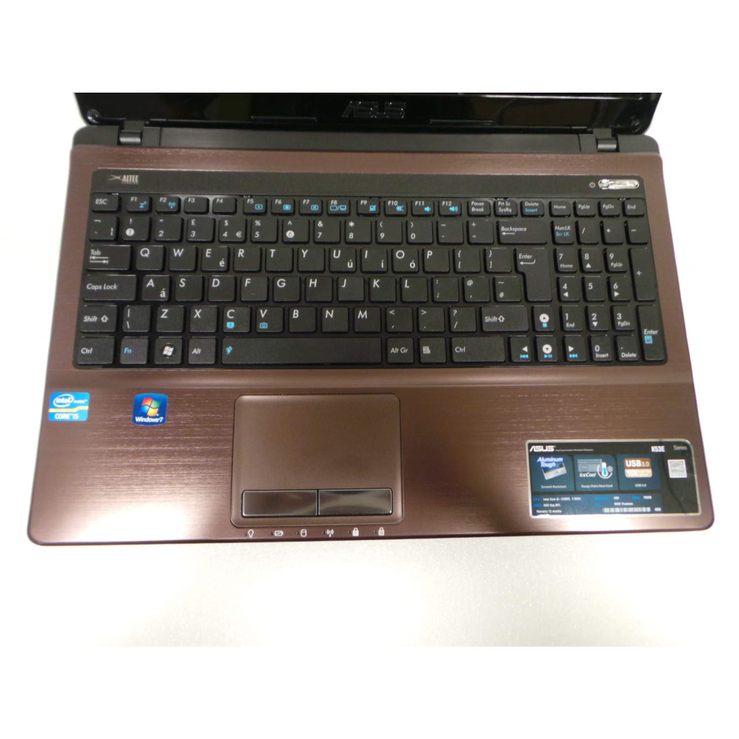 Second User Grade T3 Asus K53E Core i5 4GB 500GB 15.6 inch Windows 