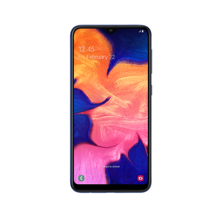 Grade A1 Samsung Galaxy A10 Blue 6.2" 32GB 4G Dual SIM Unlocked & SIM Free