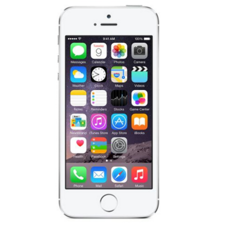 Grade A3 Apple iPhone 5s Silver 4" 16GB 4G Unlocked & SIM Free