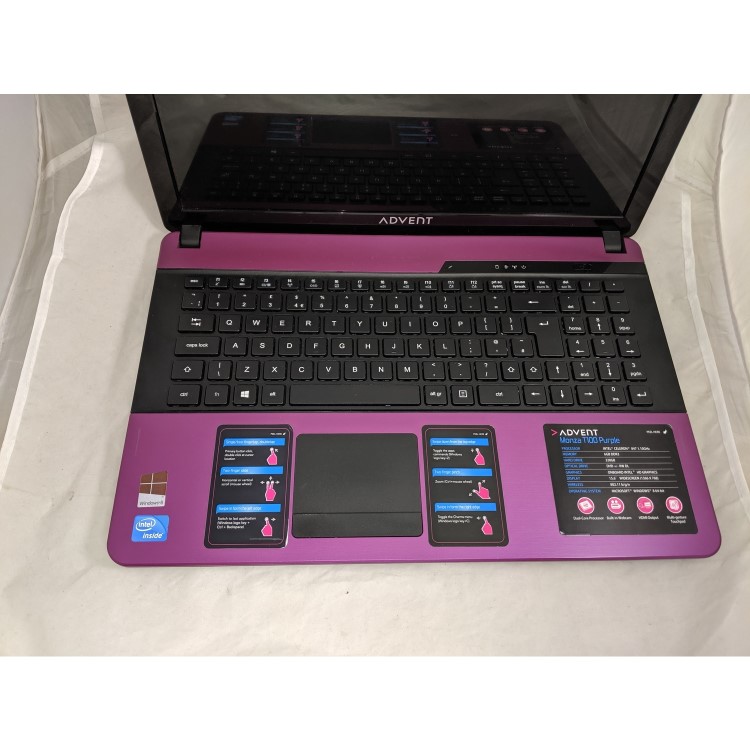 Refurbished Advent Monza T100 Intel Celeron 8476GB 320GB 15.6 Inch DVD Windows 10 Laptop