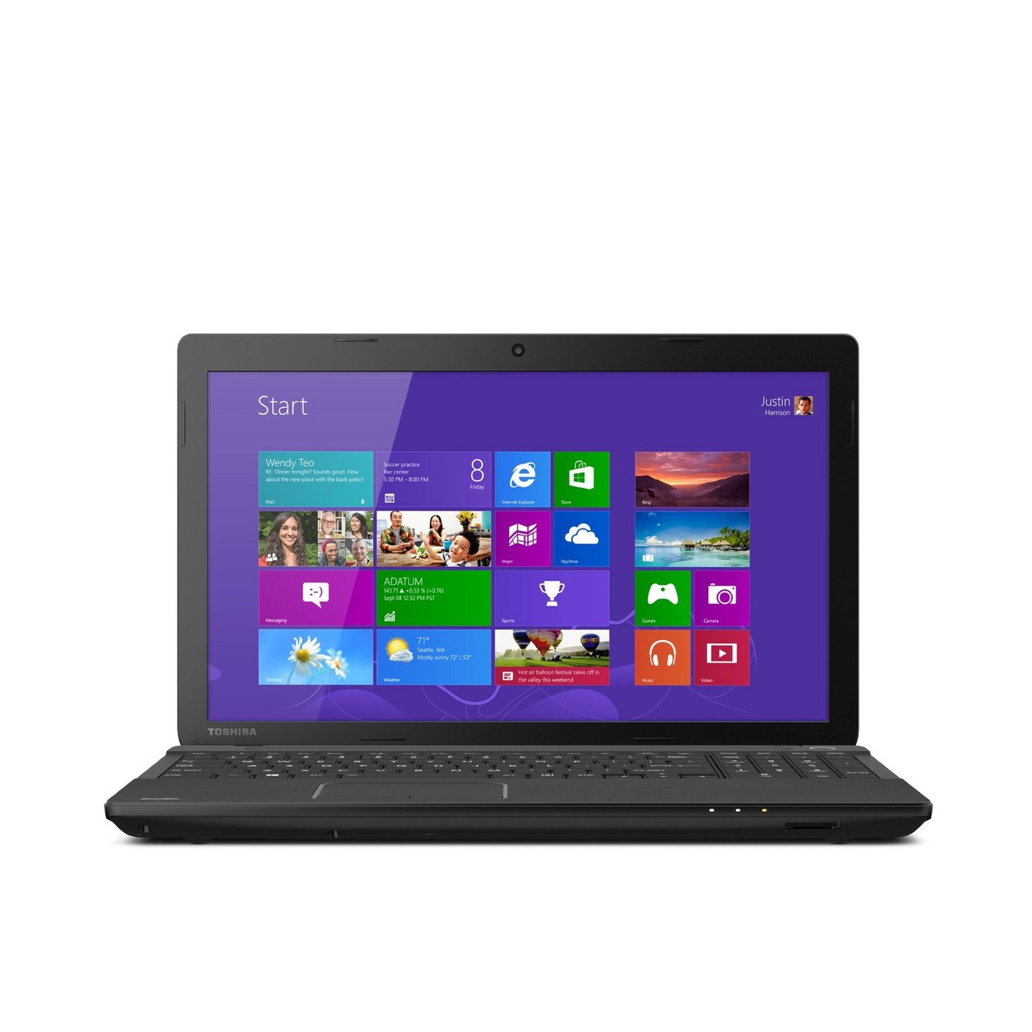 Refurbished Toshiba Satellite C50D-A-10M AMD E1-1200 4GB 500GB 15.6 ...