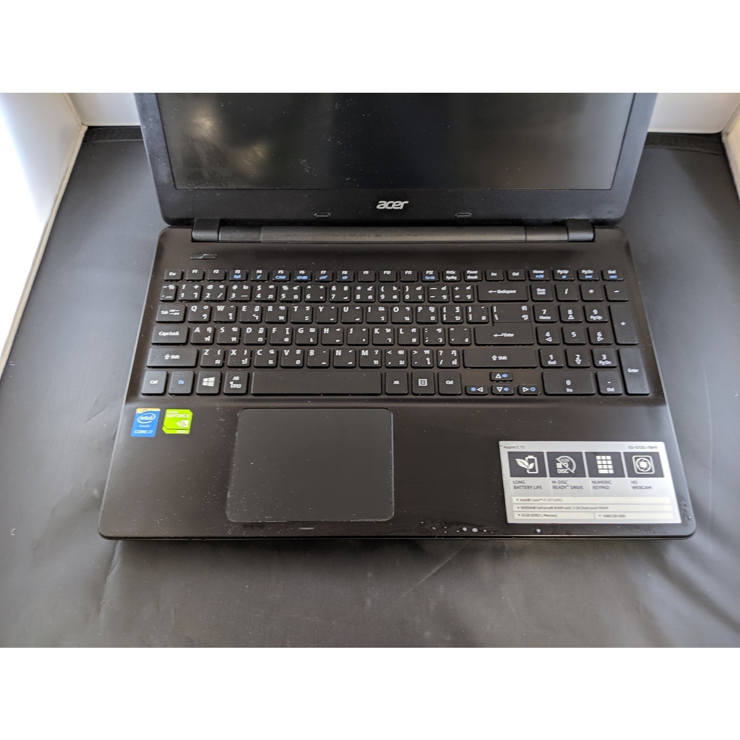 Refurbished Acer Aspire E5-572G Core i7 4712MQ 8GB 1TB DVD-RW 15.6 Inch  Windows 10 Laptop - Laptops Direct