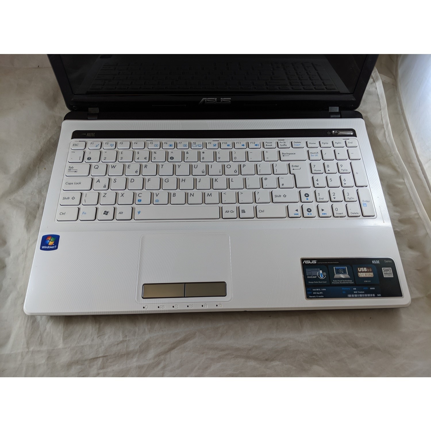 Refurbished Asus K53E Intel Celeron B815 4GB 500GB 15.6 Inch DVD