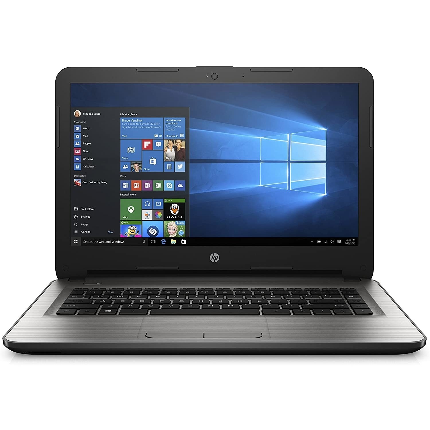 Refurbished HP 14-an001na AMD E2-7110 4GB 500GB DVD-RW 14 Inch Radeon ...