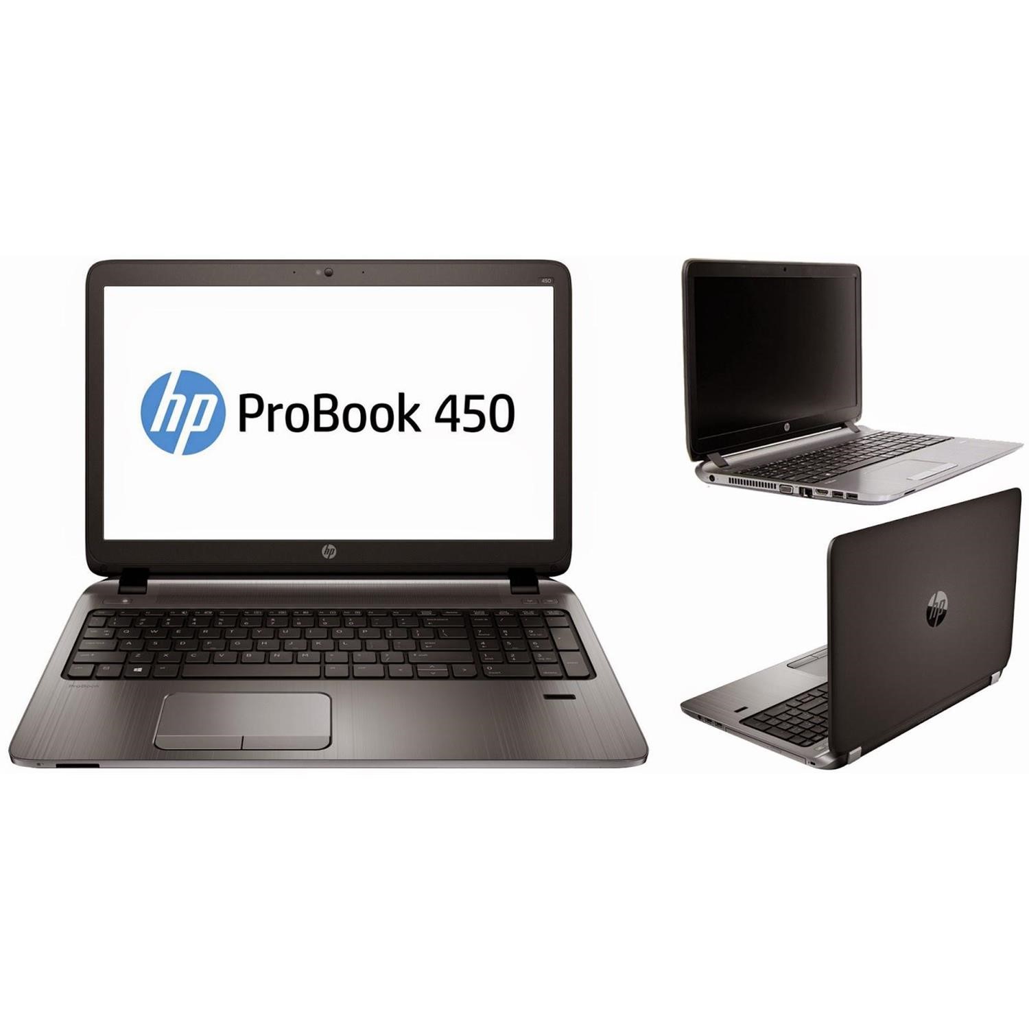Refurbished HP ProBook 450 G2 Core i5-5200U 4GB 500GB 15.6 Inch
