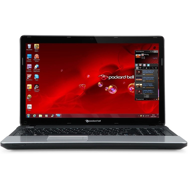 Refurbished Packard Bell EasynoteTE11HC Core i3-2370M 4GB 500GB DVD/RW 15.6 Inch Windows 10 Laptop