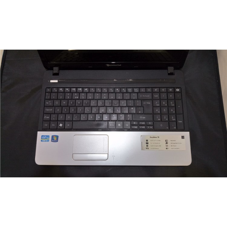 Refurbished Packard Bell EasynoteTE11HC Core i3-2370M 4GB 500GB DVD/RW 15.6 Inch Windows 10 Laptop