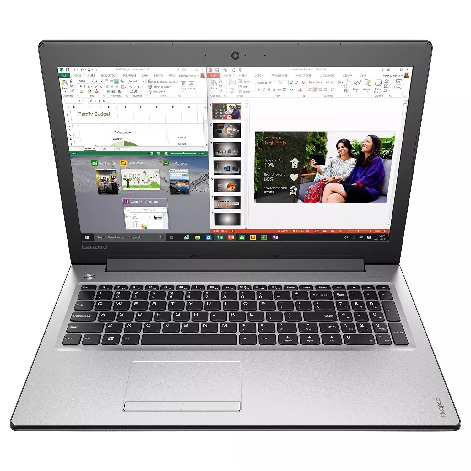 Refurbished Lenovo IdeaPad 310-15ISK Core i3-6006U 4GB 1TB 15.3