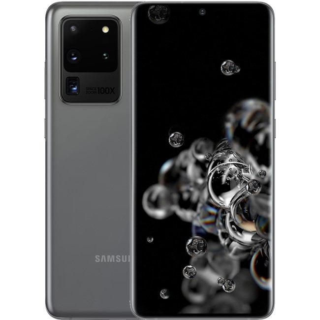 Refurbished Samsung Galaxy S20 Ultra 5G Cosmic Grey 6.9" 128GB 5G Unlocked & SIM Free Smartphone