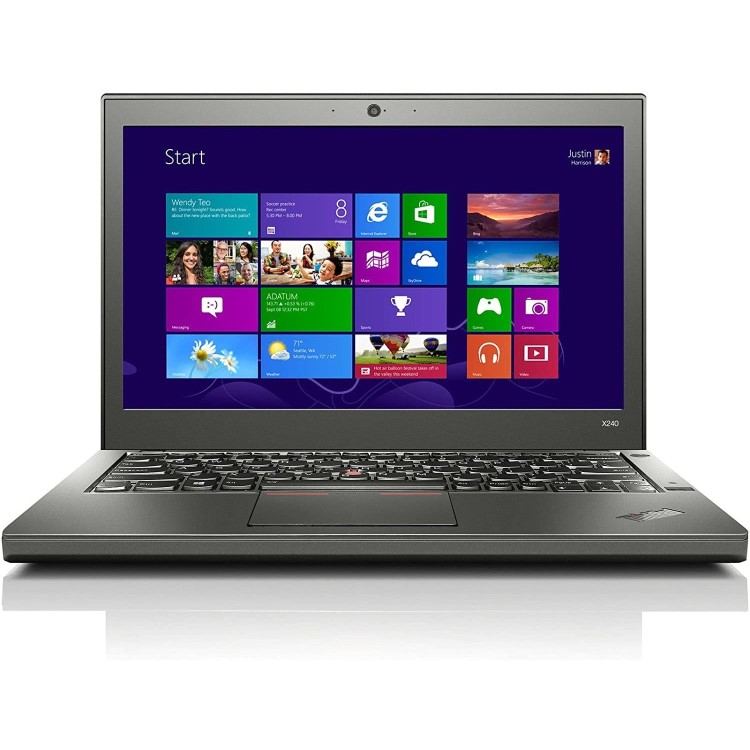 Refurbished Lenovo ThinkPad X240 Core i5-4300U 4GB 128GB 13 Inch Windows 10 Laptop