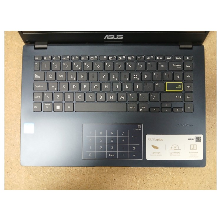 Refurbished ASUS VivoBook E410MAB Intel Celeron N4020 4GB 128GB 14 Inch Windows 10 Laptop