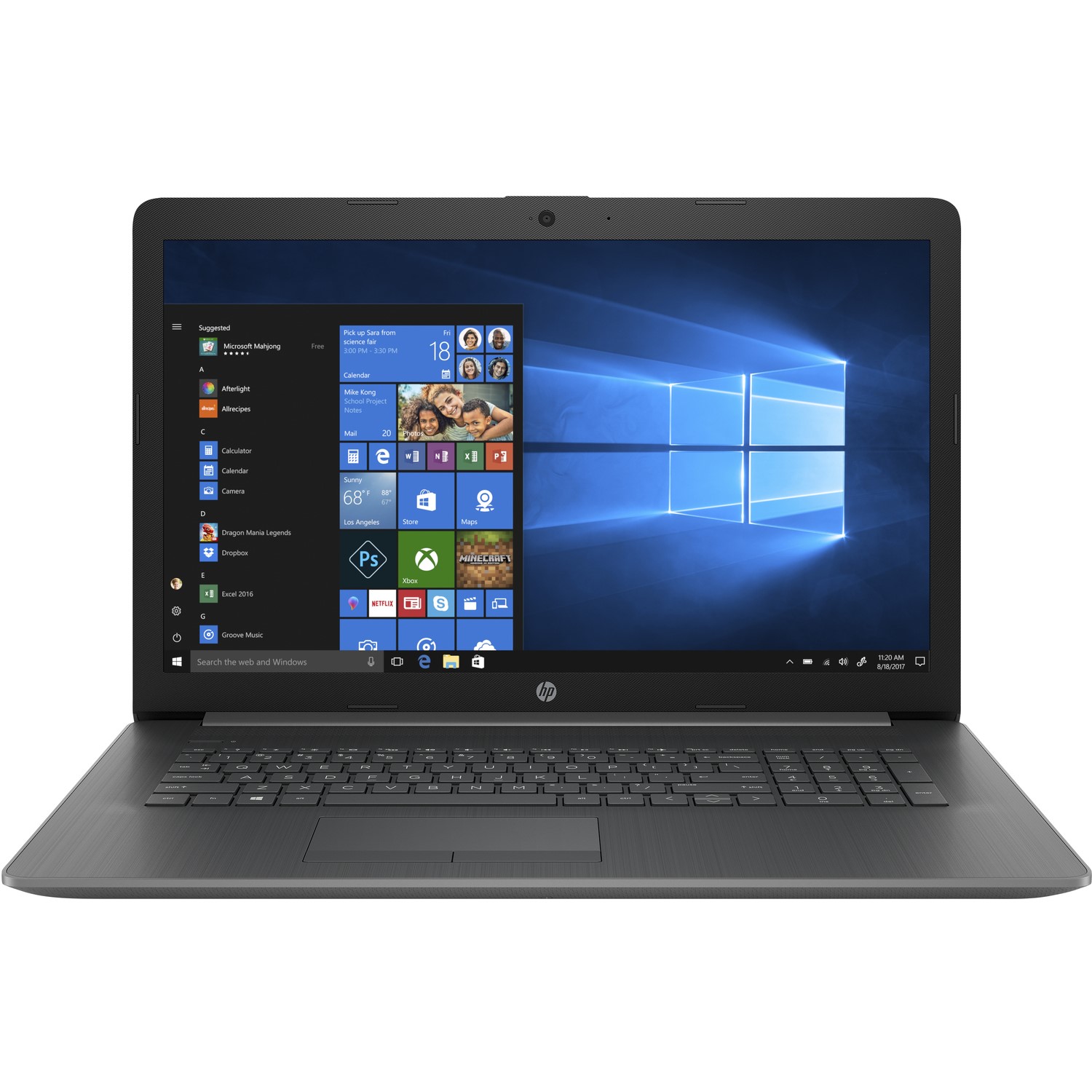 Refurbished HP 17-BY0XXX Intel Pentium 4417U 4GB 1TB 17.3 Inch