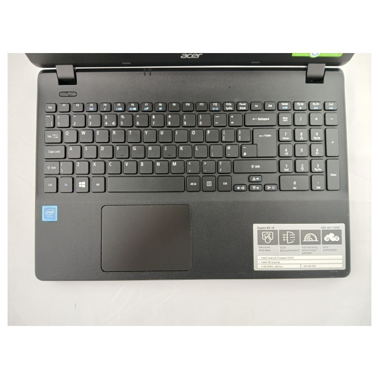 Refurbished Acer Aspire ES1-531 Intel Celeron N3050 4GB RAM 500GB HDD 15.6 Inch Windows 10 Laptop